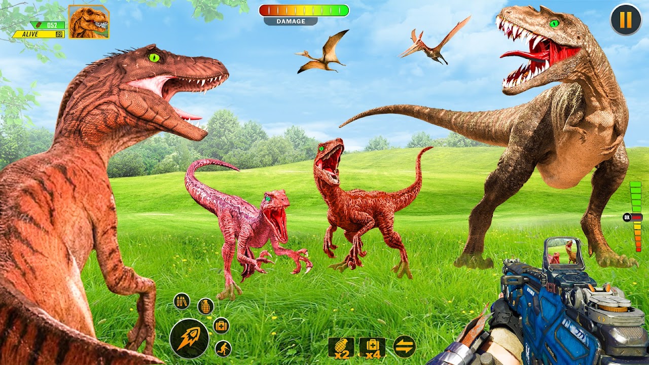 Wild Dinosaur Game Hunting Sim - Download APK per Android