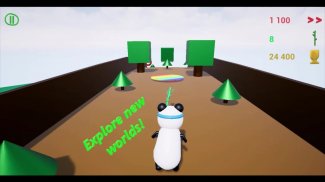PandaJogging: Teleports in different worlds screenshot 1
