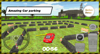 स्पोर्ट्स कार पार्किंग 3 डी screenshot 1