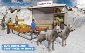 Snow Dog Sledding Transport Games: Winter Sports screenshot 12
