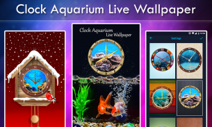 Clock Aquarium Live Wallpaper screenshot 7