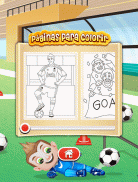 Jogo de livro de colorir Futebol screenshot 4