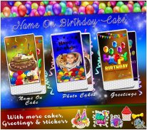 Name On Birthday Cake & Photo screenshot 0