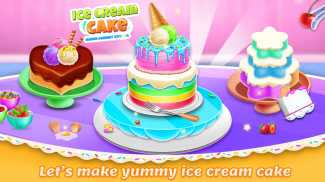 Gelo Creme Bolo criador : Sobremesa Chefe de cozin screenshot 1