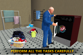 Virtual Grandpa Simulator Happy Family Games screenshot 8