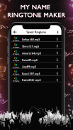 अपने नाम की रिंगटोन बनाए - Name Ringtone Maker screenshot 3