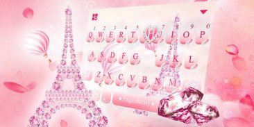 Pink Diamond Paris Themes screenshot 0
