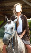 Femme avec photo de cheval screenshot 4