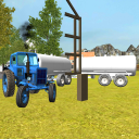 Tractor Leche Transporte Icon