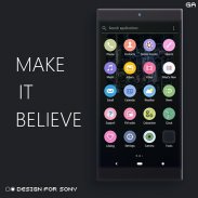 LITTLE™ XPERIA Theme | A DARK 🎨Design For SONY screenshot 6