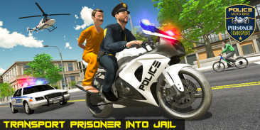 Police Moto Bike Prisoner Transport 3D screenshot 10