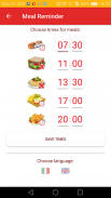 Meal Reminder screenshot 1