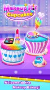 Makeup Kit Cupcake Games -  Tasty Cupcakes Maker screenshot 0