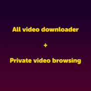 Video Downloader App 2020 - Private Video Browser screenshot 3