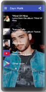 Zayn Malik Lyrics/Wallpapers screenshot 0