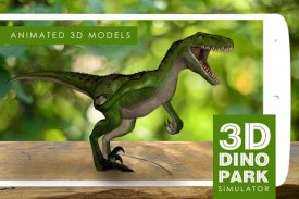Simulator taman Dinosaurus 3D screenshot 1