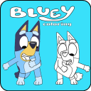 Coloring BOOK Bluey Icon