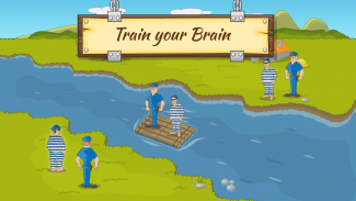 Flussüberquerungspuzzles & Gehirnjogging screenshot 3