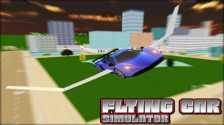 Fliegen Jet Car Simulator 3D screenshot 12