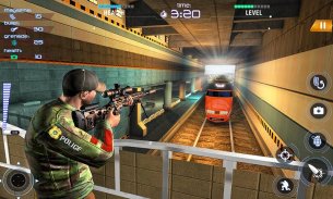 FPS Commando Train Gun Shooter screenshot 11