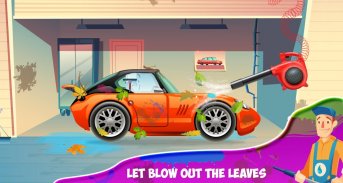 Kids Sports Car Wash Salon Auto Workshop Station screenshot 4