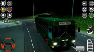Us Army Mega Coach Bus Game screenshot 5