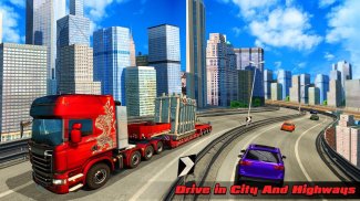 City Heavy Cargo Truck Jobs: Driving & Simulation screenshot 0