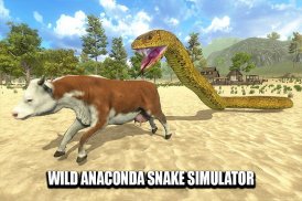 wild anaconda snake attaque 3D screenshot 3