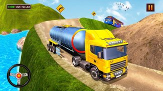 Oil Tanker Transporter Truck Driving Games screenshot 1