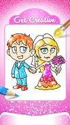 Bride and Groom Coloring book screenshot 14