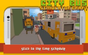 City Bus Simulator Craft screenshot 0