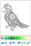 Livre coloriage animal Mandala screenshot 6