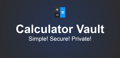 Calculator Vault With Backup