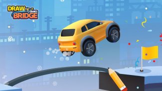 Draw Bridge Games: Save Car screenshot 0