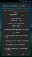 Bluetooth Battery Monitor Free screenshot 1