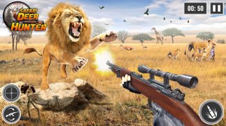 Safari Deer Hunter Gun Game 3d screenshot 1