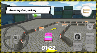 Bất động xe ô tô màu hồng screenshot 1