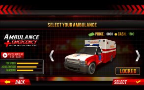 911 Ambulance City Rescue: Juego de conducción de screenshot 2