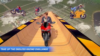 Mega Ramp Motorbike Impossible Stunts screenshot 4