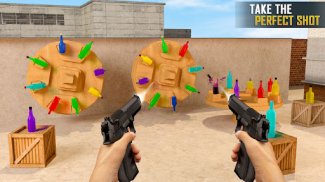 Gun fire Bottle Shooting Games screenshot 3