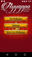 Ayyappa Clock Live Wallpaper screenshot 3