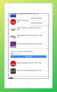 Radio Monaco + FM Radio ligne screenshot 2