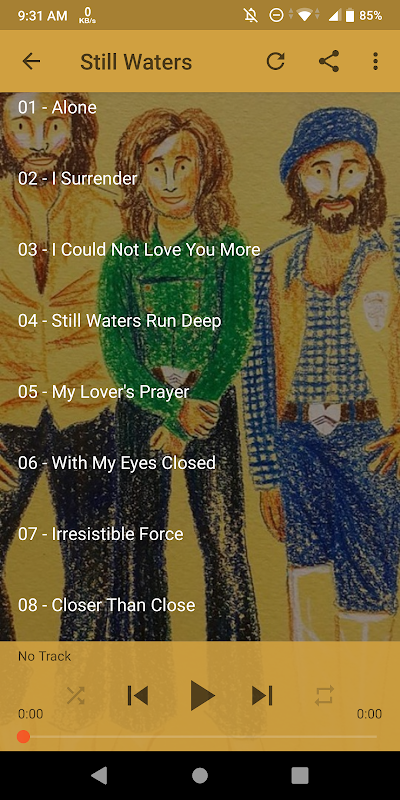 Download do APK de BEE GEES Músicas Letras para Android