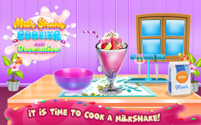 Milkshake Cooking and Decoration screenshot 0
