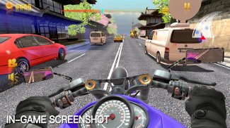 Traffic Speed Moto Rider 3D screenshot 6