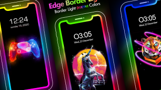 Border Light Live Wallpaper - LED Color Edge screenshot 0