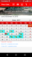Peru Calendario 2017 screenshot 0