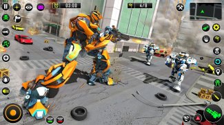 Köpekbalığı Robot Araba Oyunu screenshot 5