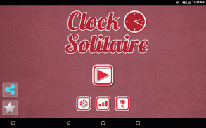 Clock Solitaire screenshot 1