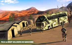US Army Cargo Truck Transport Military Bus Driver screenshot 21